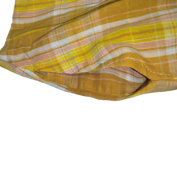 Lulus Skirt Womens Large Multi Plaid Orange Academia Anime School Girl Uwu NEW - Picture 7 of 12